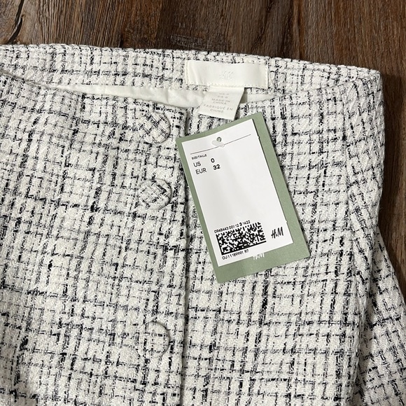 H&M mini snap button skirt size 0 - Picture 6 of 7